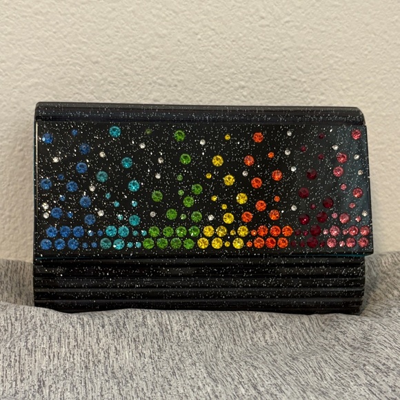 Kurt Geiger Handbags - Kurt Geiger London Mini Party Rainbow Envelope Clutch Bag